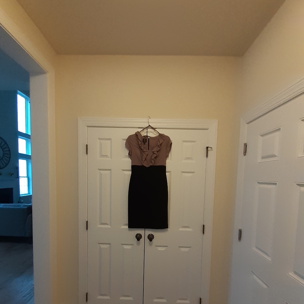 Black and tan dress